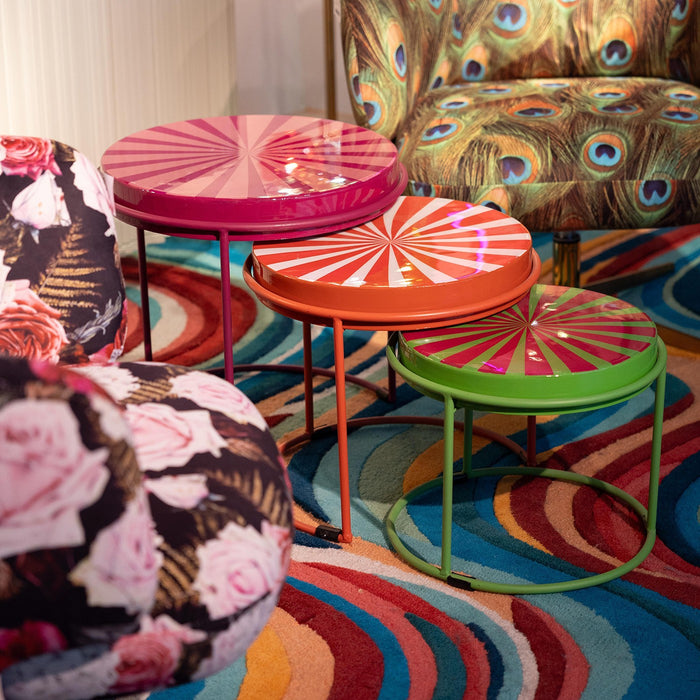 Kare Design Good Vibes bijzettafel - Set van 3