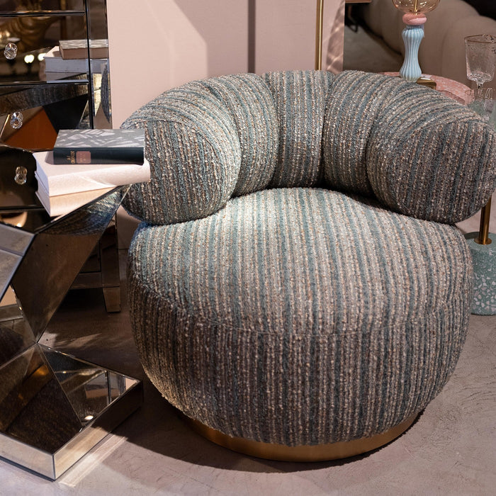 Draaifauteuil Couture groen Kare Design