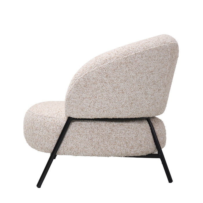 DÉJA Living - Fauteuil Beige Stof - 85x85x70cm - Kumla