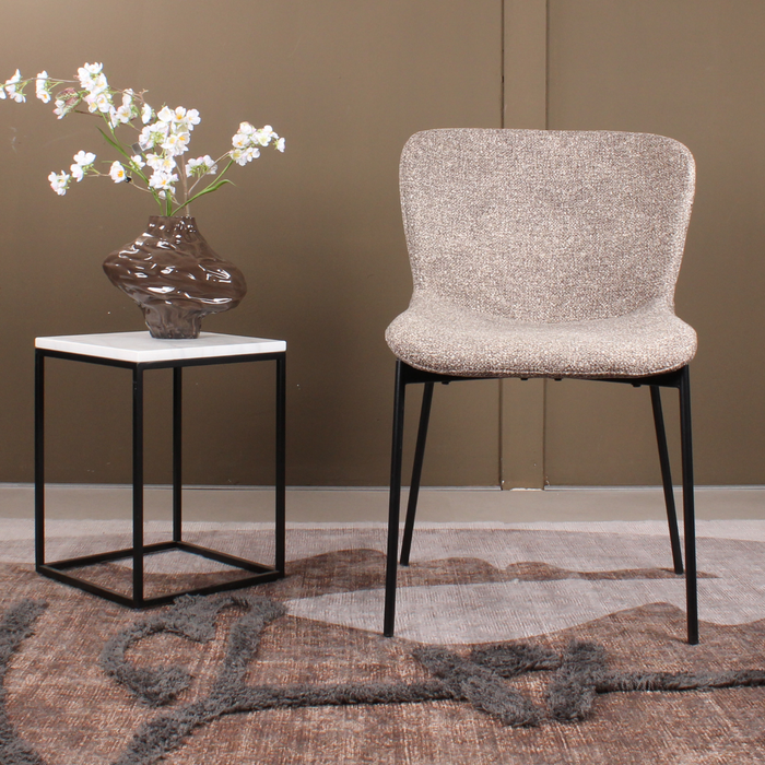 DS4U - Vera eetkamerstoel stof - taupe