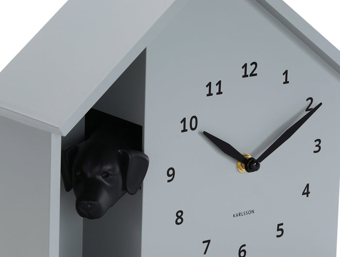 Karlsson - Wall Clock Peeking Doggy