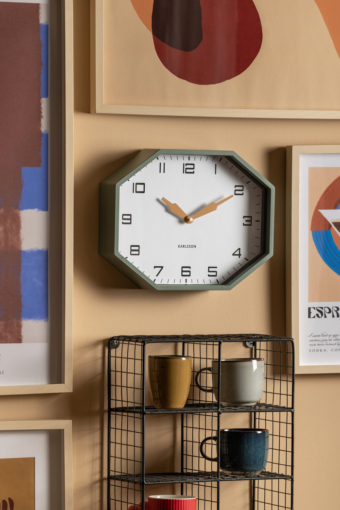Karlsson - Wall Clock Modern Factory Octagon