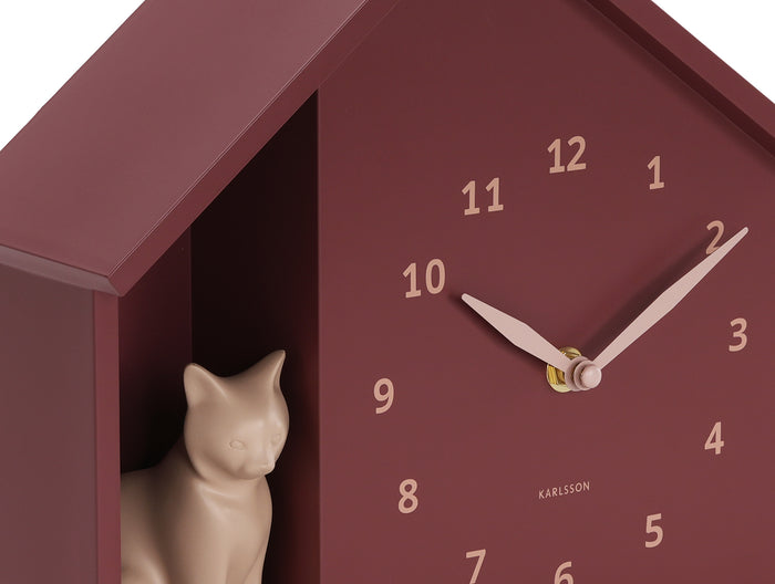 Karlsson - Wall Clock Siting Cat