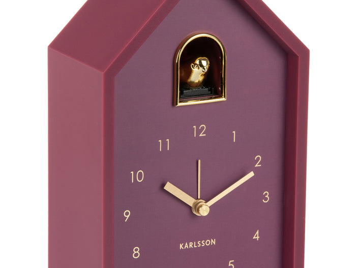 Karlsson - Alarm Clock Modern Cuckoo Oro