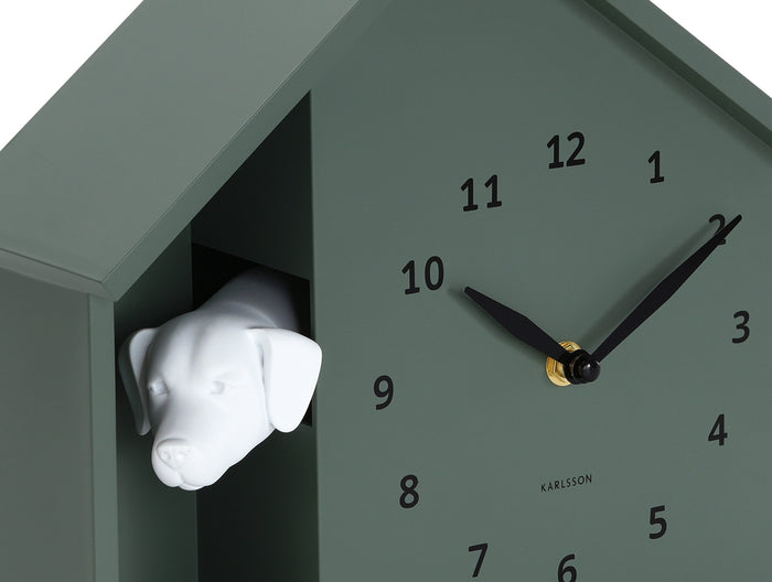 Karlsson - Wall Clock Peeking Doggy