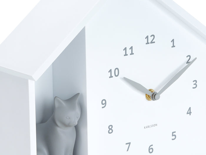 Karlsson - Wall Clock Siting Cat