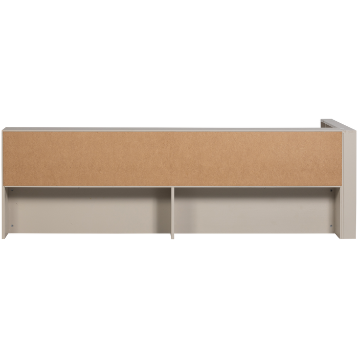 WOOOD Carter Hoekbed Links|Rechts - Grenenhout - Dust|Beige - 90x200