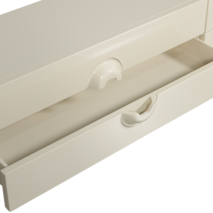 WOOOD Merge Tv Meubel - Eucalyptus hout - Dust|Beige - 57x160x44