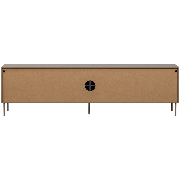 WOOOD Gunnar Tv Meubel - Grenenhout - Mud|Bruin - 56x200x44