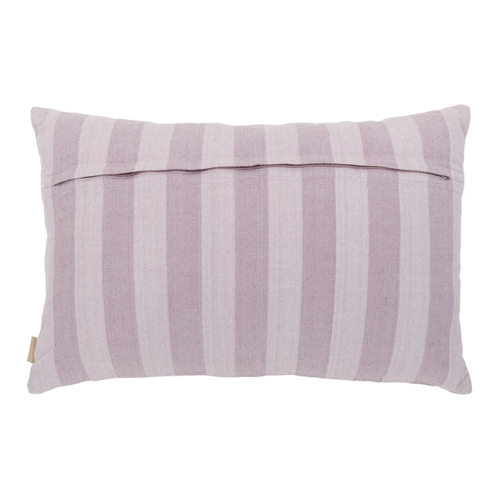 by fonQ Linen Stripe Sierkussen 40 x 60 cm - Lavendel