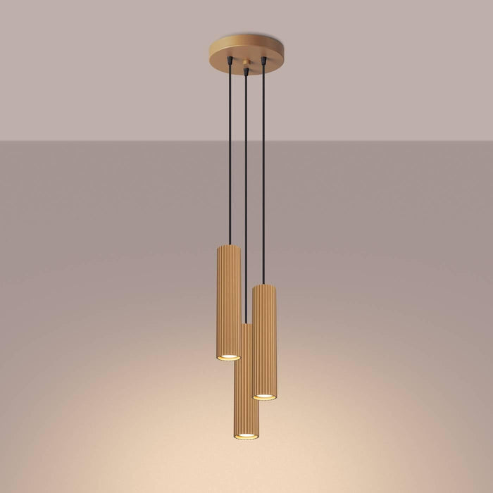 Sollux Hanglamp Karbon 3-lichts