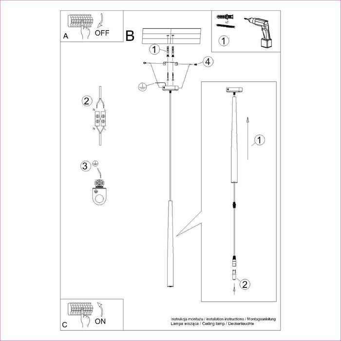 Sollux Hanglamp Bliss
