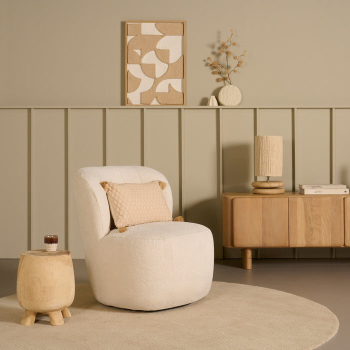 Bijzettafel Suis - Hout - Naturel - Hout