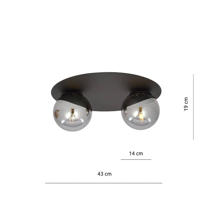 Cozyhouse Plafondlamp Solar 2-lichts