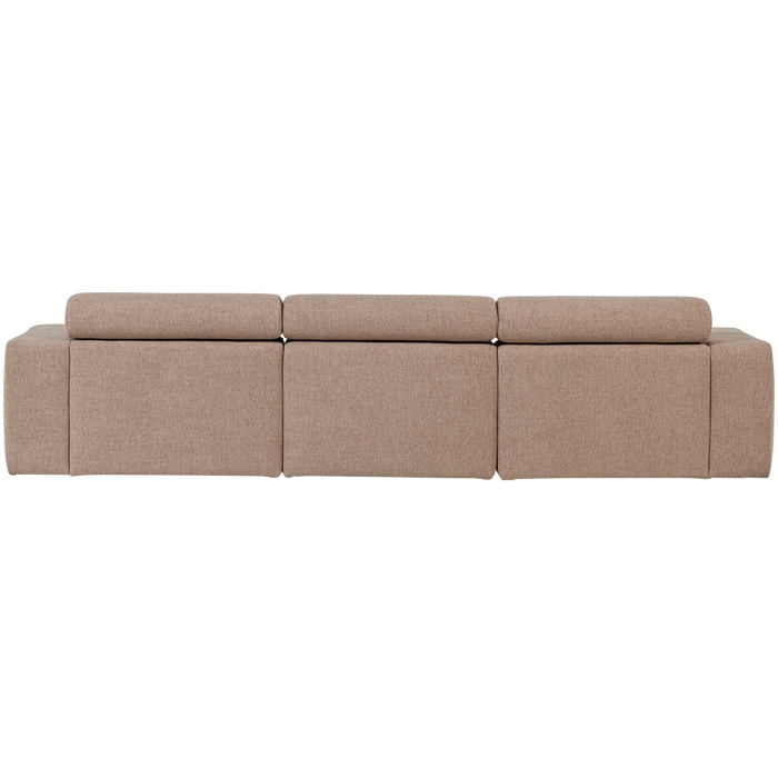 WOOOD Novi Chaise Longue Bank Links - Polyester - Taupe