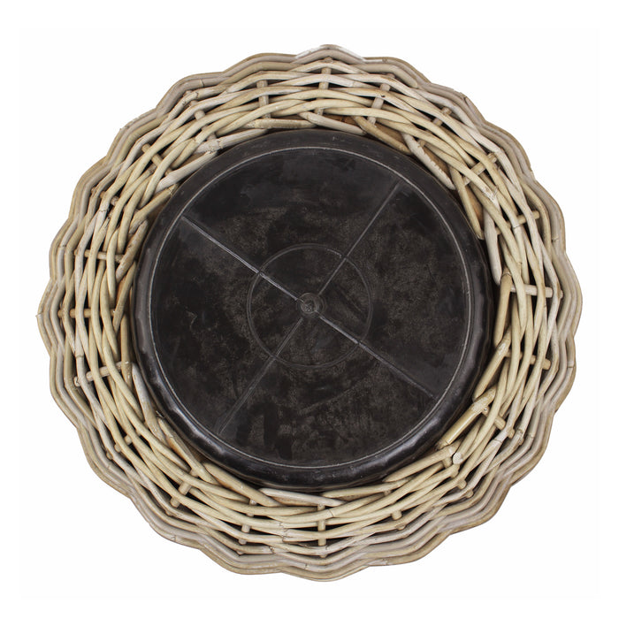 Van der Leeden Tina Bloempot Ø 45 cm - Grijs