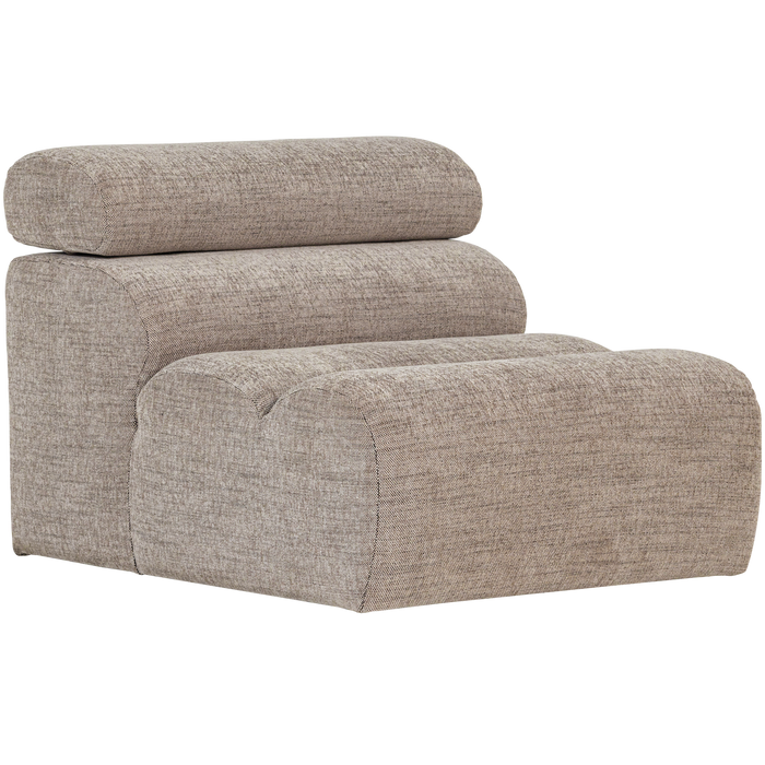 WOOOD Novi 1-Zits Element Bank - Polyester - Naturel Melange