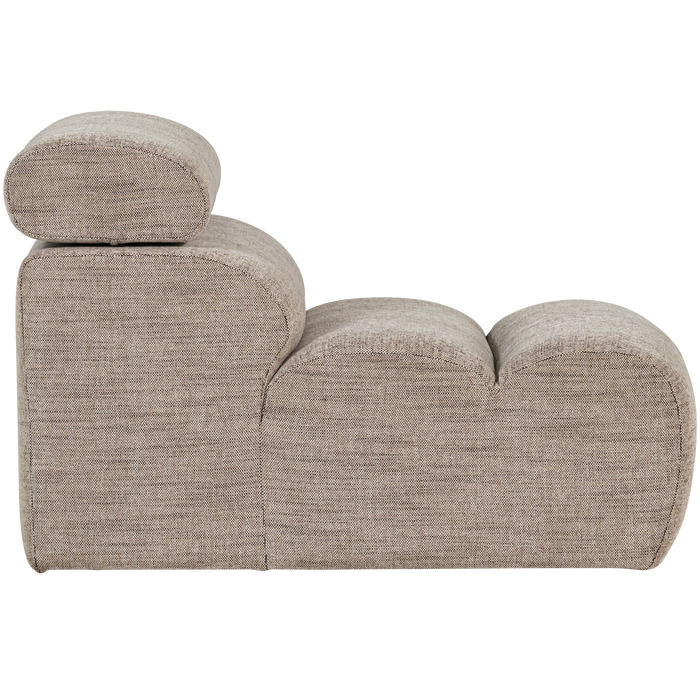 WOOOD Novi 1-Zits Element Bank - Polyester - Naturel Melange