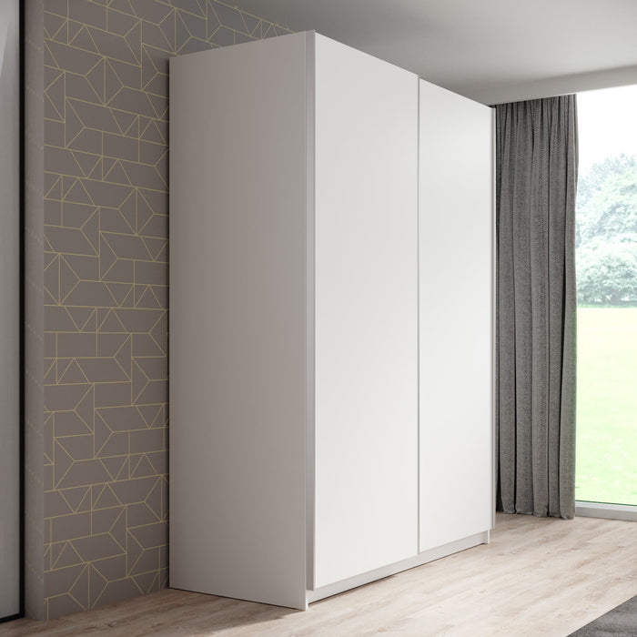 Meubella - Kledingkast Ganaro - Wit - 150 cm