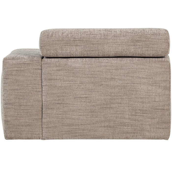 WOOOD Novi 1-Zits Element Bank Arm Rechts - PES - Naturel Melange