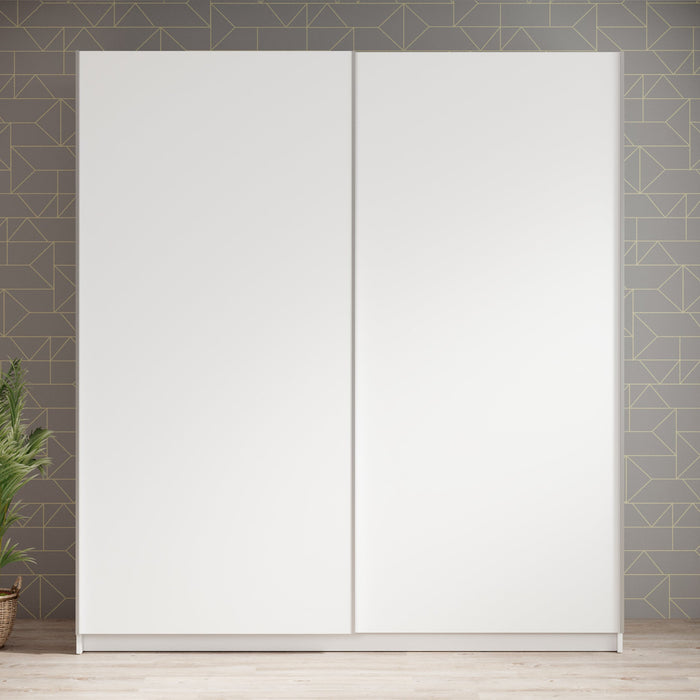 Meubella - Kledingkast Ganaro - Wit - 180 cm