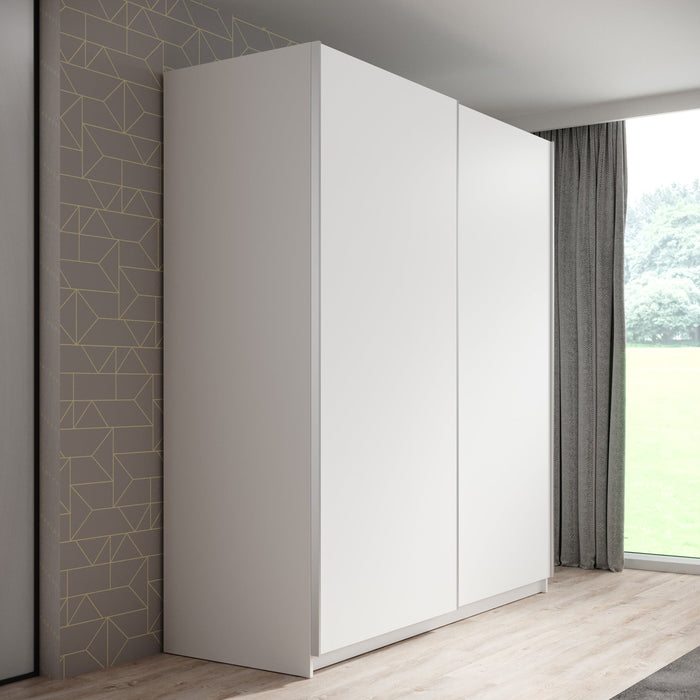 Meubella - Kledingkast Ganaro - Wit - 180 cm