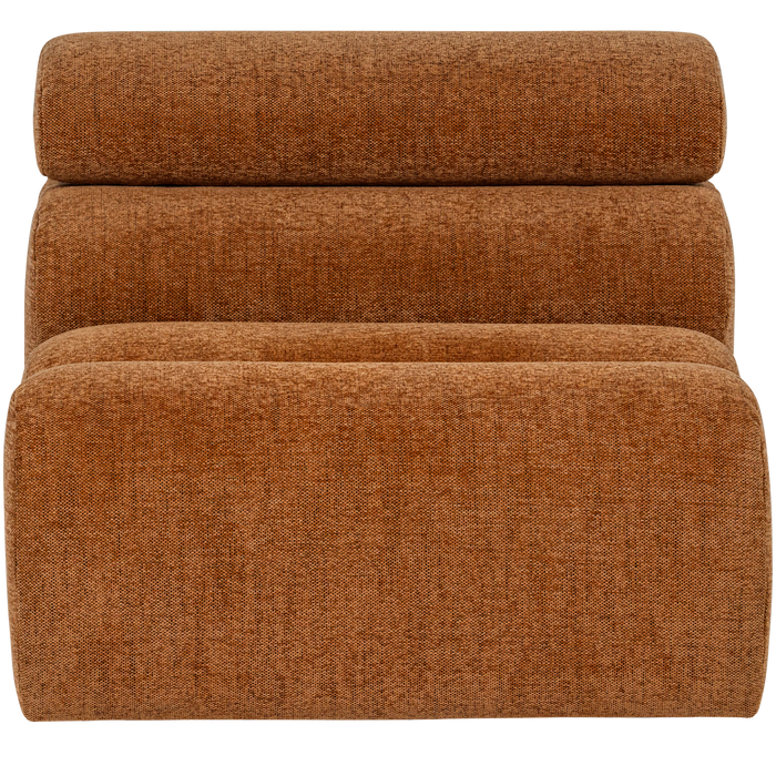 WOOOD Novi 1-Zits Element Bank - Polyester - Oranje Melange