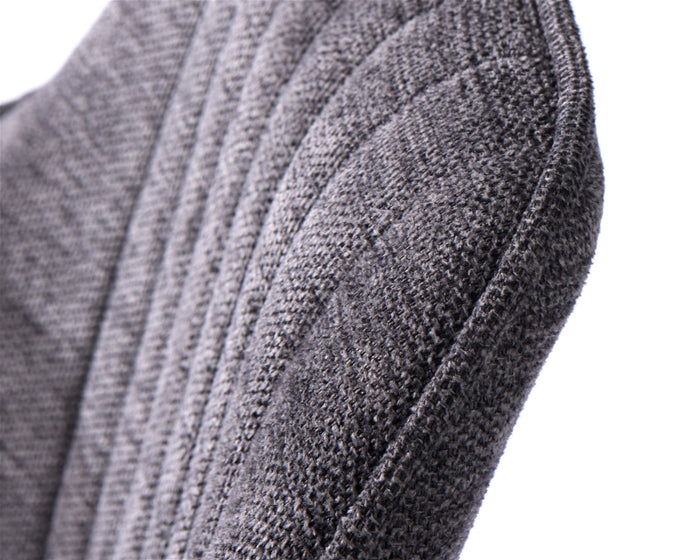 Giga Living - Barkruk Donkergrijs - Draaibaar - Nolan - Set van 2