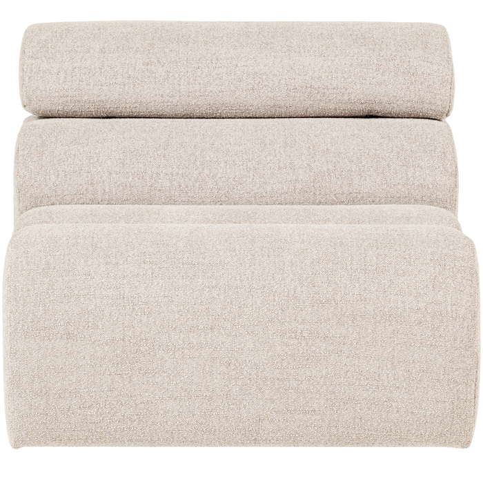 WOOOD Novi 1-Zits Element Bank - Polyester - Naturel - 86x82x113