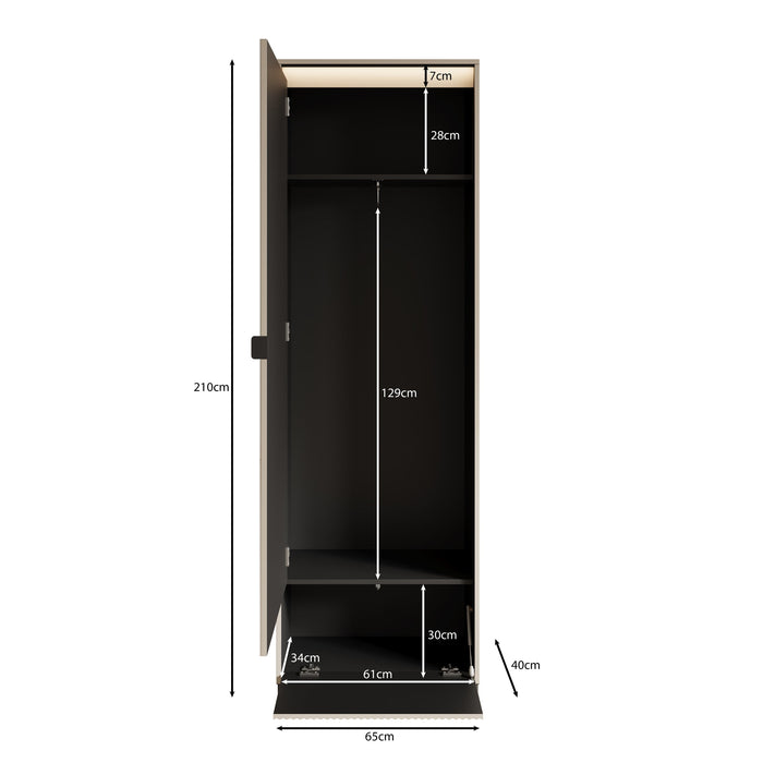 Meubella - Halkast Timoteo - Beige - 65 cm