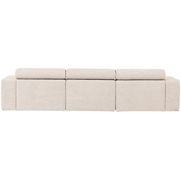 WOOOD Novi Chaise Longue Bank Links - Polyester - Naturel