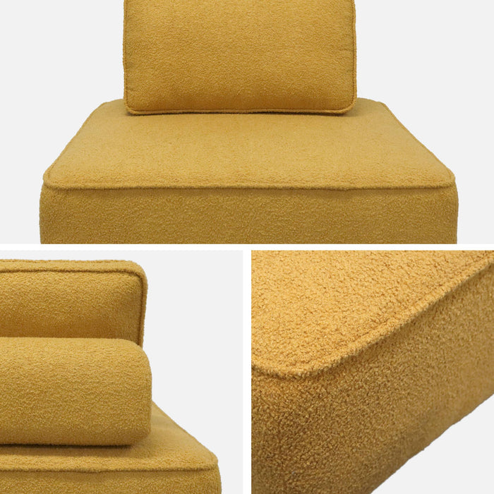 sweeek - Fauteuil boucléstof 1 zitplaats