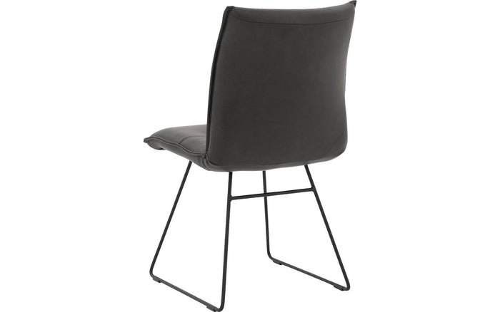 Goossens Eetkamerstoel Nica - Leder zonder armleuning