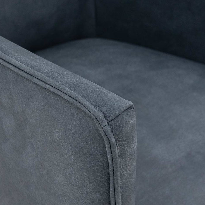 Goossens Eetkamerstoel Leogang - Leder met armleuning