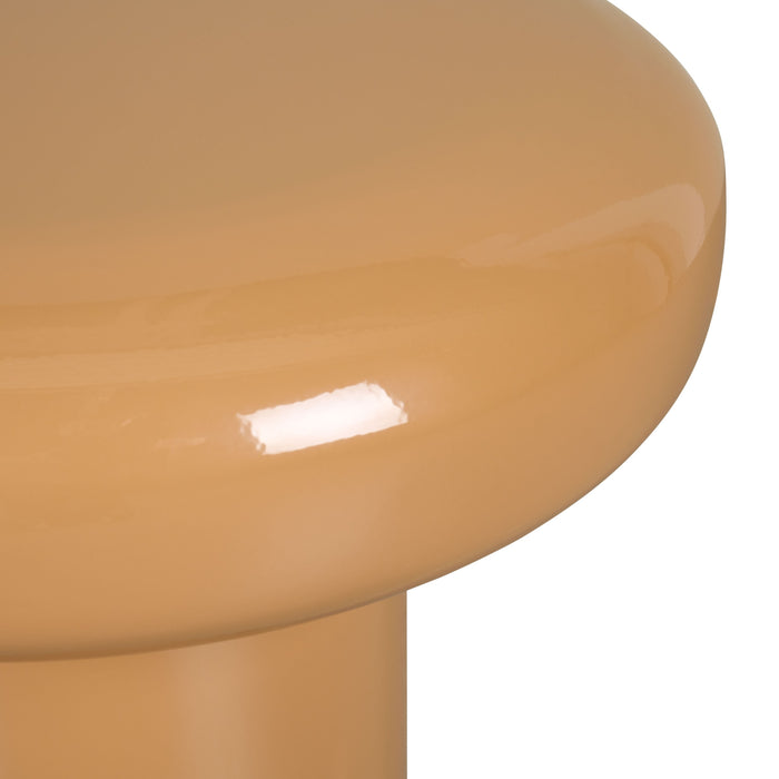 Bijzettafel Leipzig - Oranje|Terra - Metaal