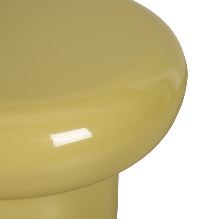 Bijzettafel Bremen - Groen - Metaal - 33x50x33cm (BxHxD)