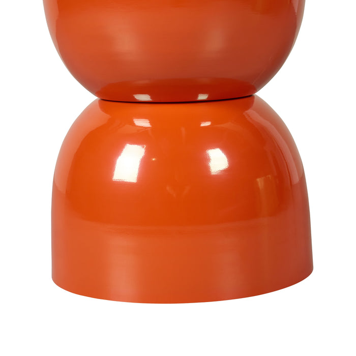 Bijzettafel Wolfsburg - Oranje - Metaal