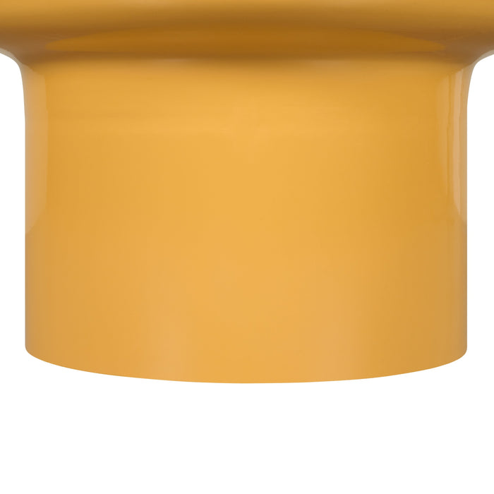 Bijzettafel Keulen - Geel|Oker - Metaal