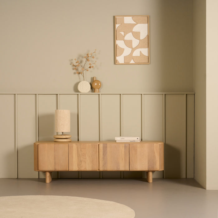 TV-meubel Morez Hout - Eiken|Hout - Naturel