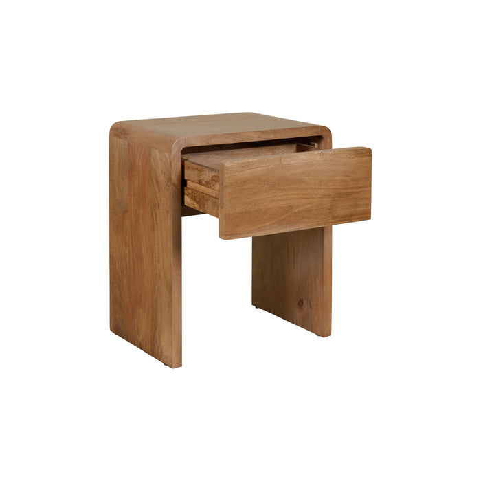 Nachtkastje Laros Bruin|Hout - Mango|Hout - Noten