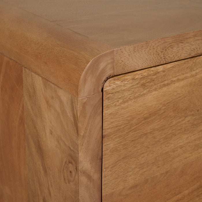 Nachtkastje Laros Bruin|Hout - Mango|Hout - Noten