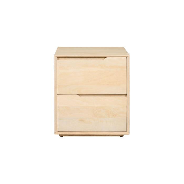 Nachtkastje Lottem - Hout - Mango|Bruin - Mangohout