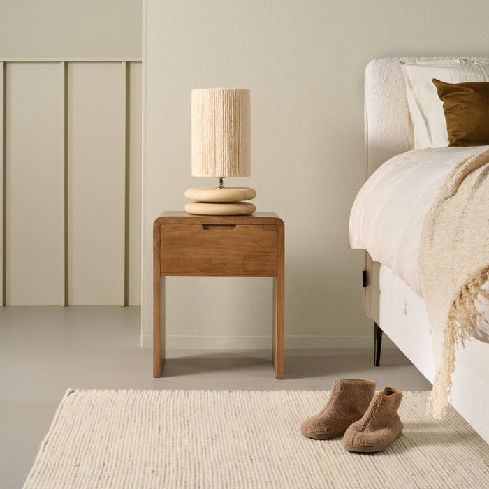 Nachtkastje Laros Bruin|Hout - Mango|Hout - Noten