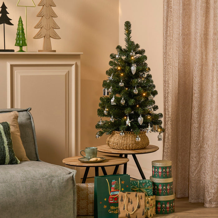 Black Box Trees Joy Kunstkerstboom met Ornamenten en Verlichting - H90