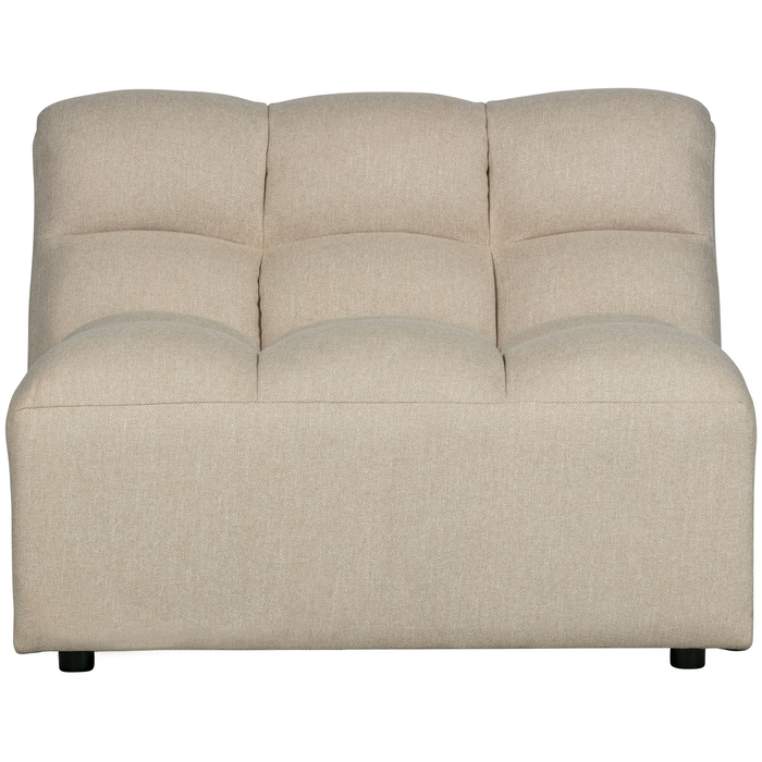 WOOOD Pepper Fauteuil - Stof - Zand - 79x100x92