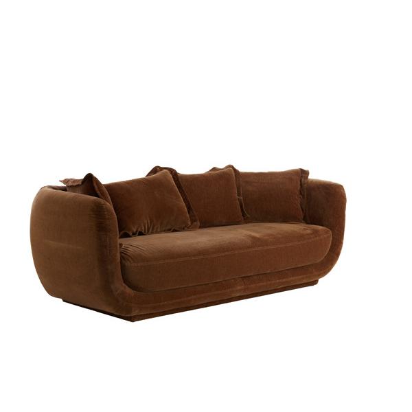 Light & Living Light&living Bank 236x105x80 cm BRAILA velvet bruin