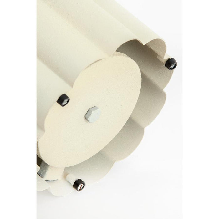 Light&living Bijzettafel Ø70,5x54 cm ROSARIO spiegel helder+crème