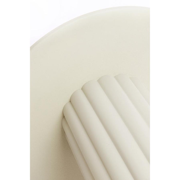 Light&living Bijzettafel Ø91,5x75 cm ROSARIO spiegel helder+crème