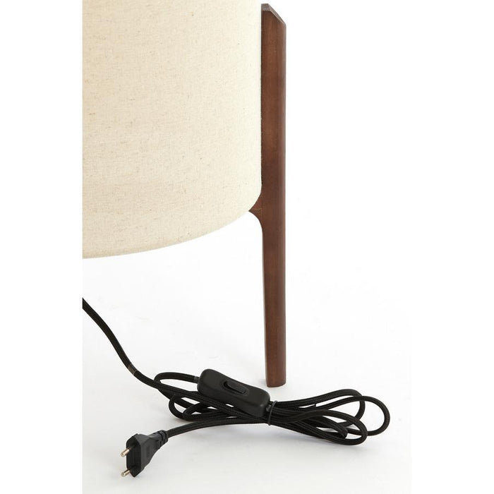 Light & Living Tafellamp Litto - Donkerbruin - Ø35cm