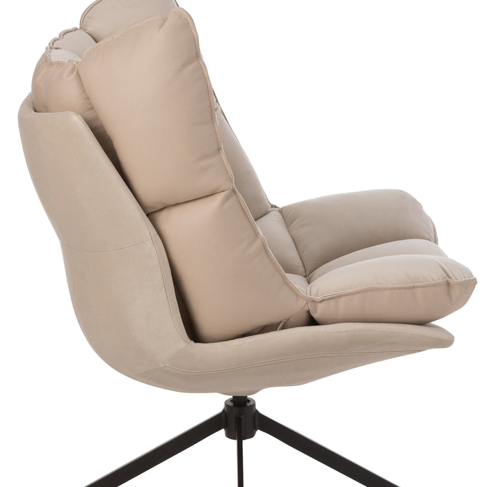 J-Line stoel Relax Kussen - textiel|metaal - beige